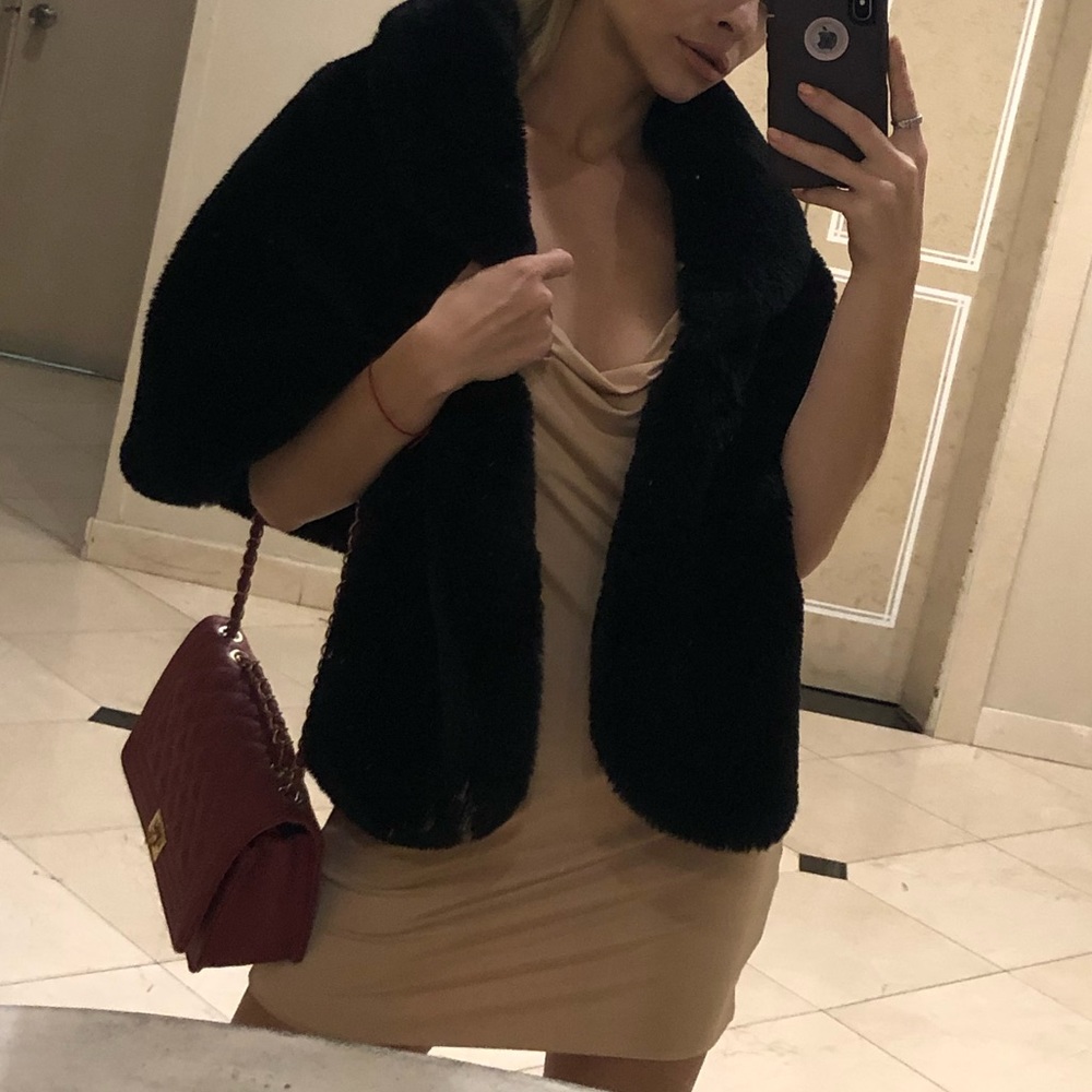 Cream mini dress